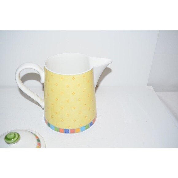 Villeroy & Boch Twist Alea Limone Coffee Pot With Lid Water Tea Pitcher retired - Picture 7 of 16